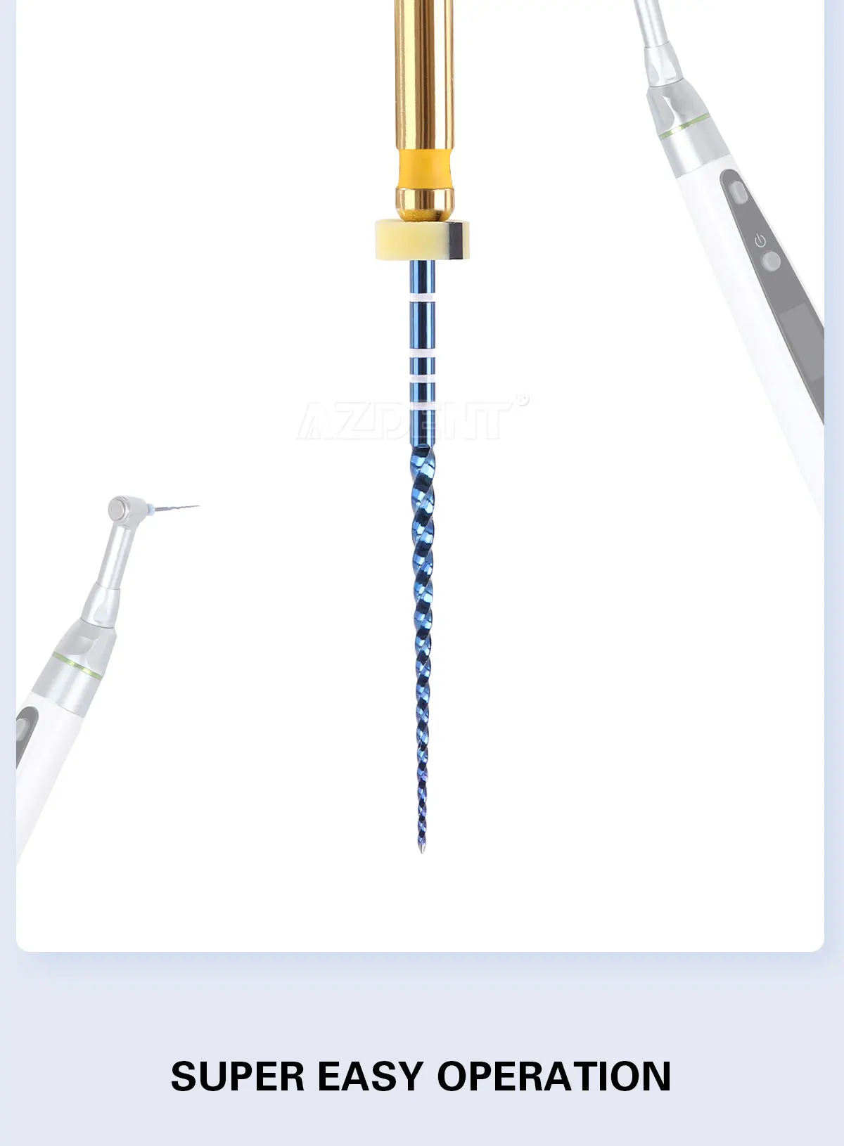 10 Boxen AZDENT Dental thermisch aktivierte Nickel-Titan-Wurzelkanalfeile Endo Forming Files 25 mm 6 Stück/Box Motorgebrauch Zahnheilkunde – Detail 6