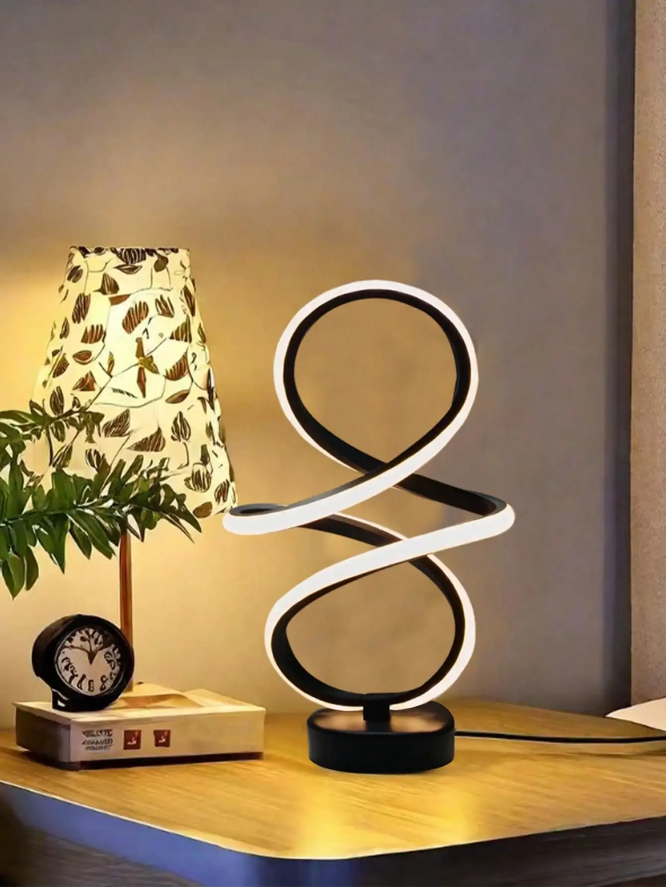 LED Creative Artistic Decorative Bar Counter Lamp, Modern Minimalist Atmosphere Tabletop Desk Lamp For Bedroom,Study Bedside