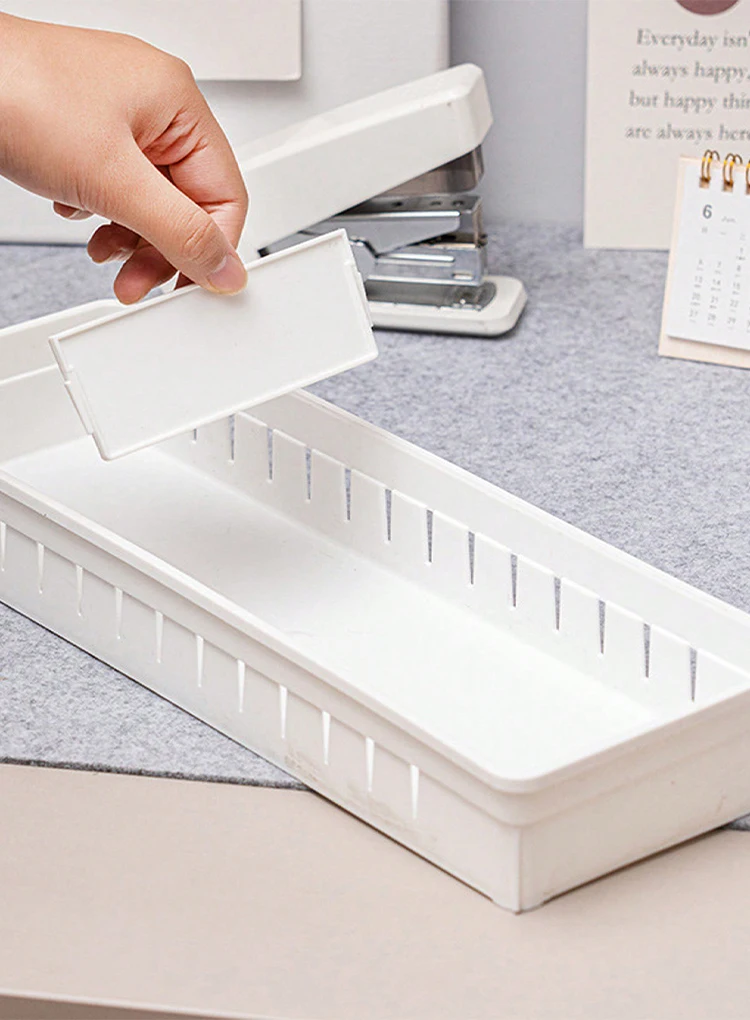 Detachable partition storage box, freely combined drawers, organized boxes, multifunctional tableware storage box