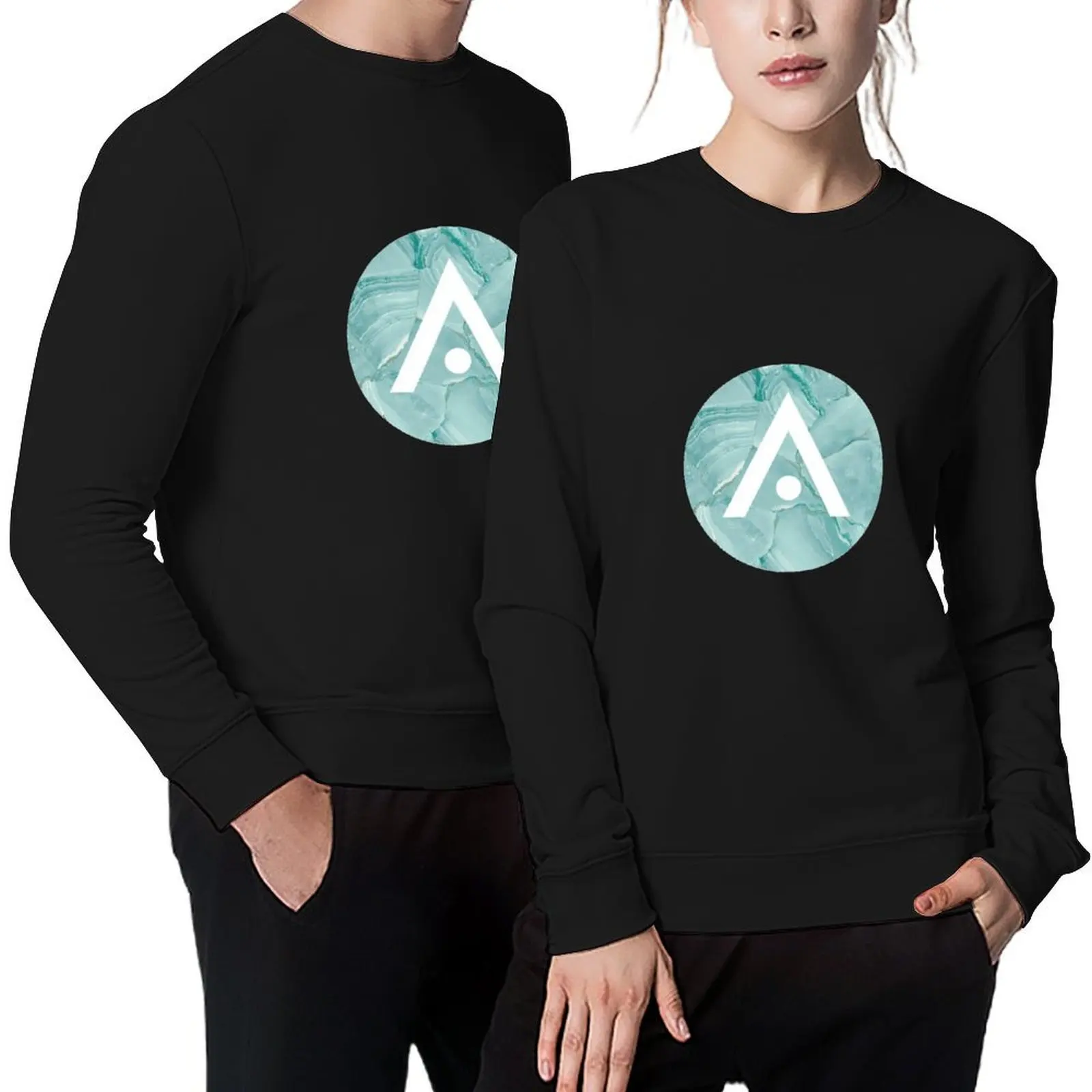 

Green Marble Aveda Logo Pullover men's coat aesthetic clothing mens clothing anime clothing new in hoodies & sweat-shirt