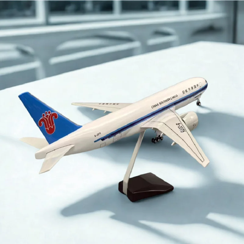 

47 см B777 Китай Southern Cargo Airlines 777 Экспресс-самолет из смолы в масштабе 1/157 Модель самолета с колесами и основанием для коллекции