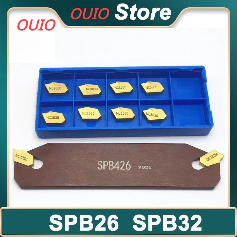 OUIO SPB226 SPB326 SPB332 SPB432 SP200 SP300 PC3030 Slotted SPB and Carbide Insert Lathe CNC SPB turning Tool Holder For SMBB