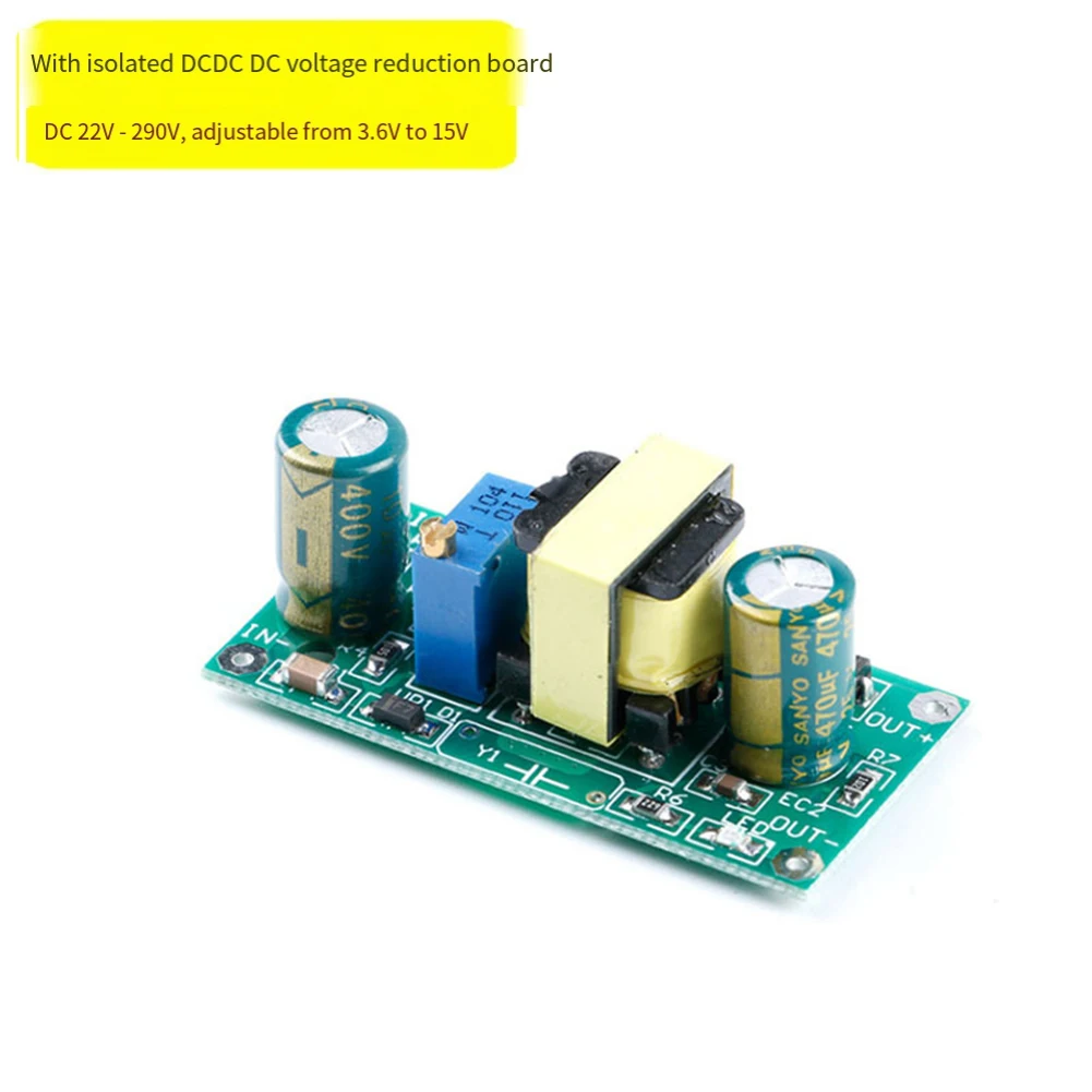 1pc Adjustable DC-DC Step-Down Power Supply Module 22V-290V To 3.6V-15V Converter Electrical Equipment Supplies