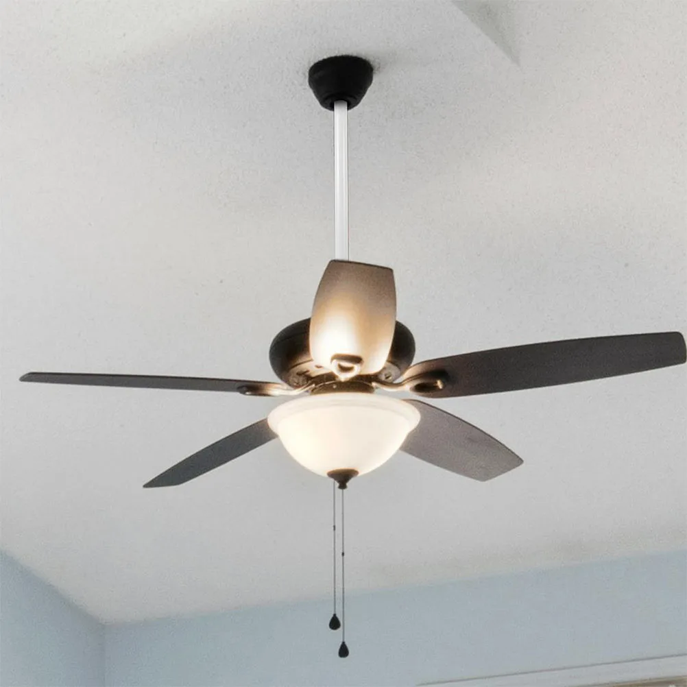

2Pcs Ceiling Fan Extension Rods Smooth Elegant Surface Suitable for Sloping Ceiling Fan Extension and Replacement