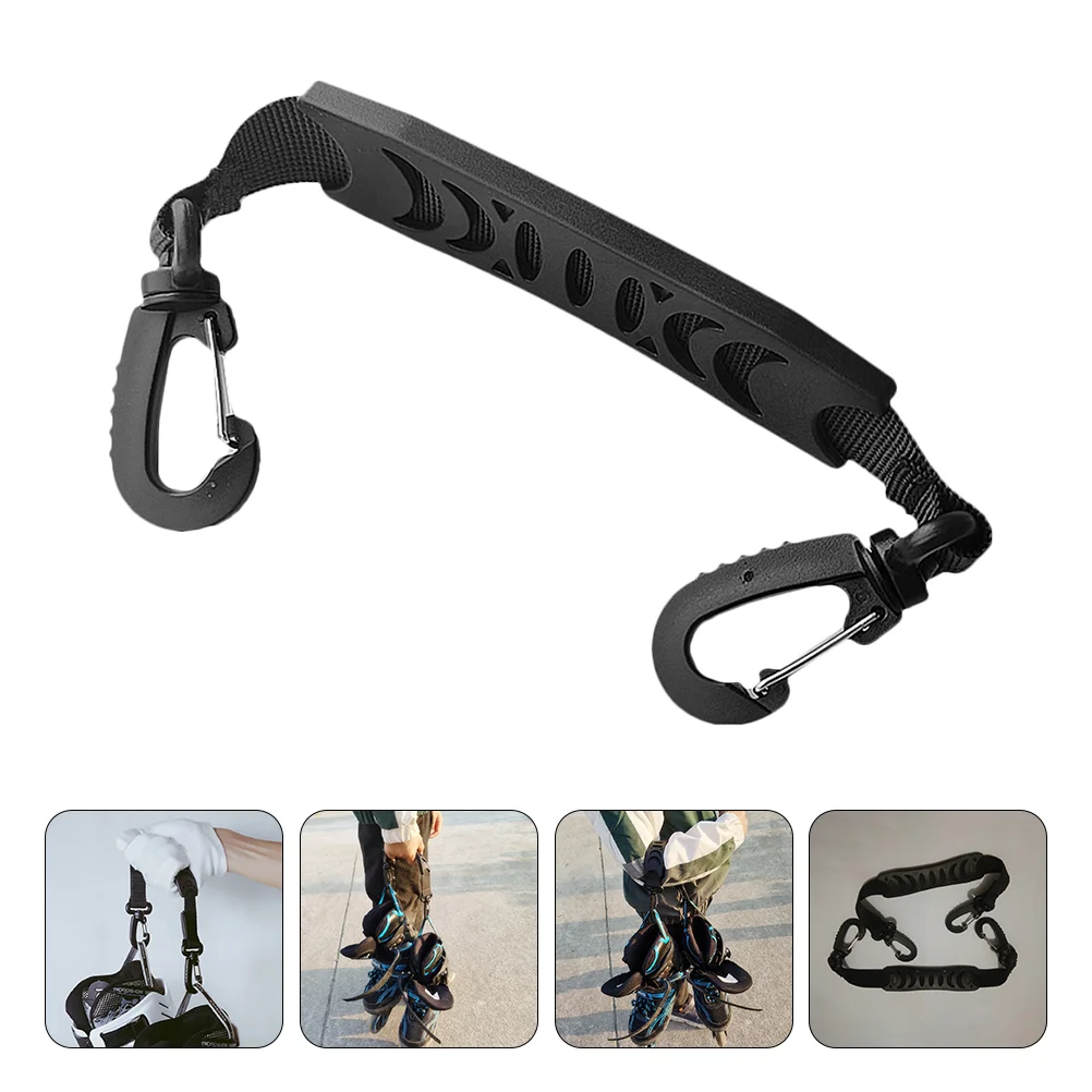 2 Pcs Roller Shoe Lifter Inline Skate Accessories Skates Black Racks Snowboarding Boots Skating Shoes Leashes Embedded