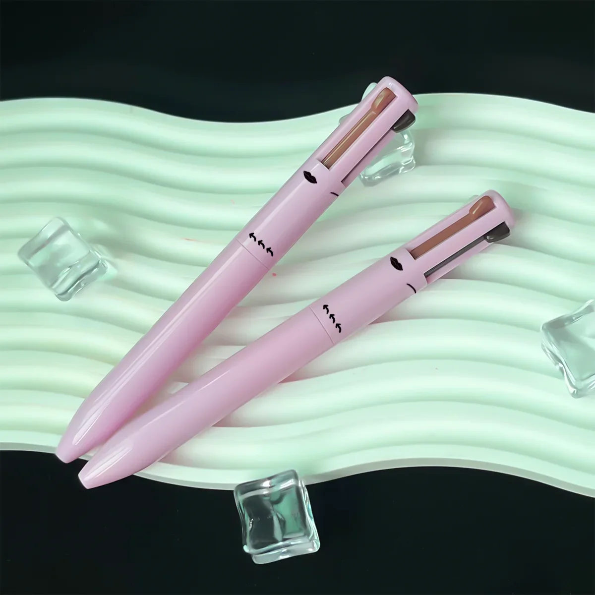 4 in 1 Multi-function Makeup Pen, Compact Travel Eyeliner, Lip Liner, Eyebrow Pencil, Highlighter Eyeshadow Pen,