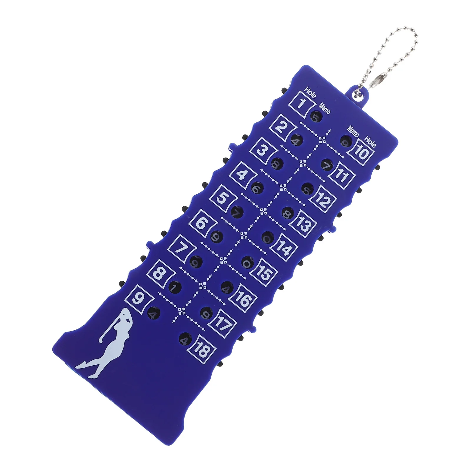 

1pc 18-Hole Score Counter Bar Shape Portable Accurate Scoring Tool For Competition Durable Plastic Scorekeeper Outdoor Sports