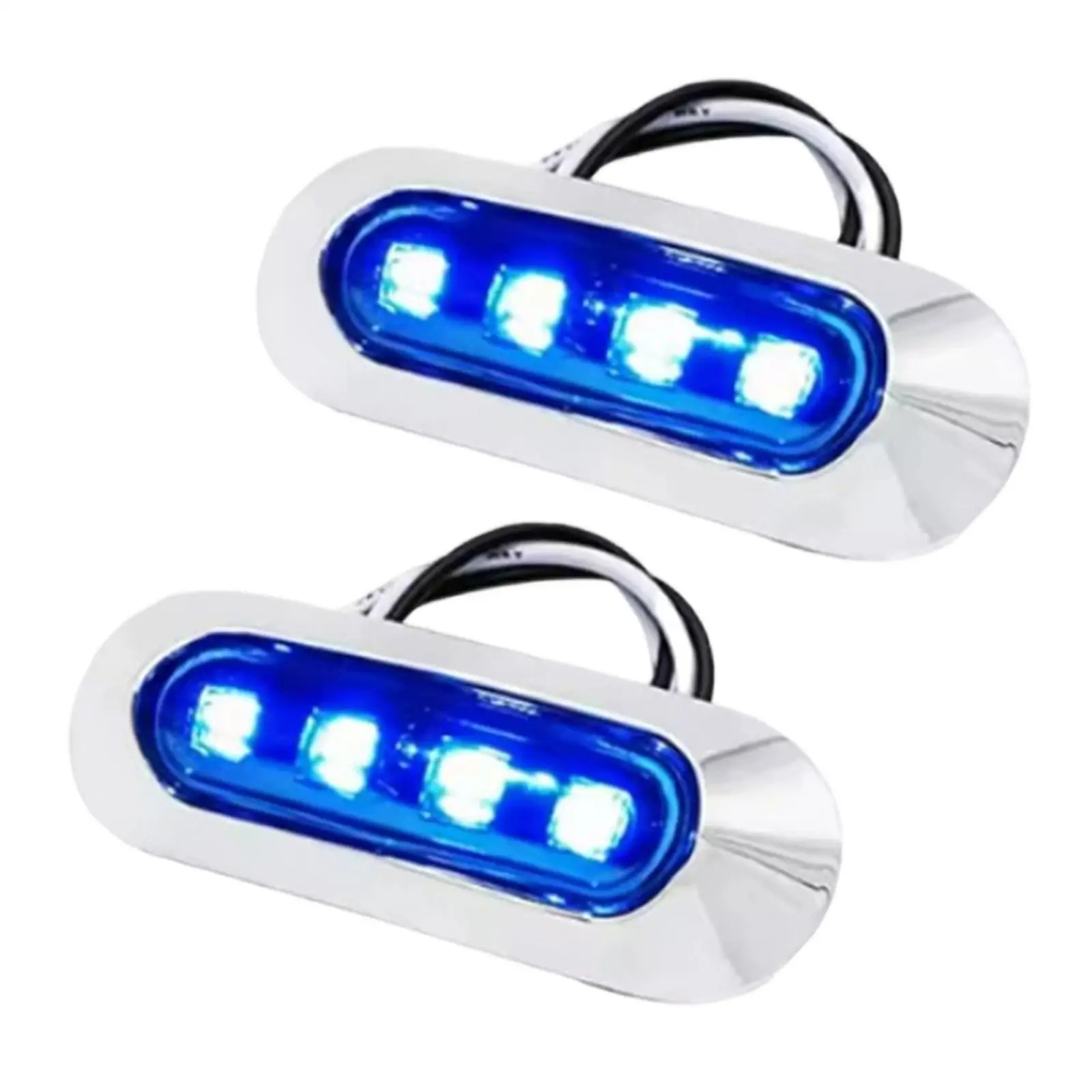 

2 Pieces Truck Side Marker Lights Replace High Performance Indicator Lights