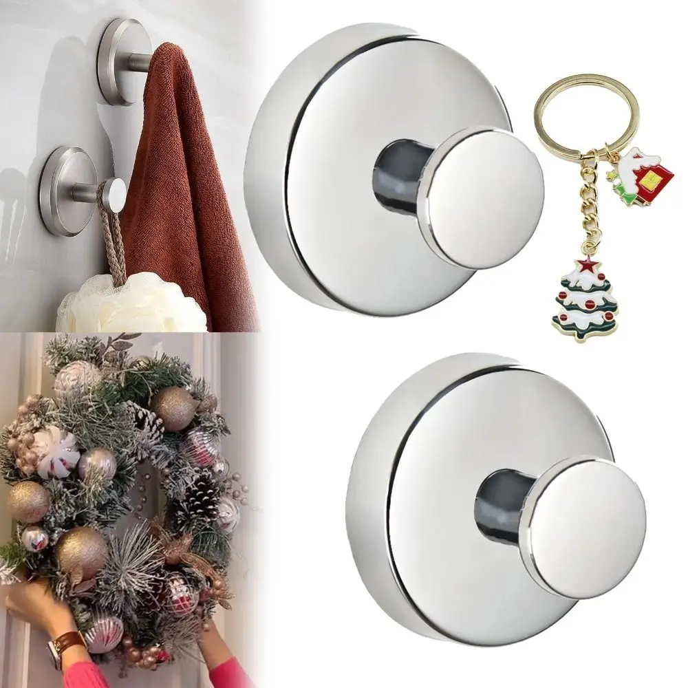 

Traceless Hanging Suction Cup Hooks for Wreaths Vacuum Suction Cup Stainless Steel Holder Shower Hooks Bathroom Clothes and Hats