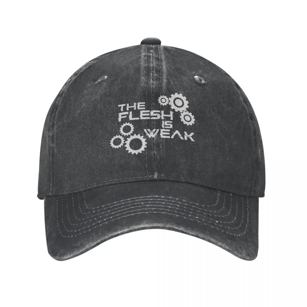 The Flesh Is Weak Admech Print Cap Cowboy Hat ny cap luxury woman cap Men's