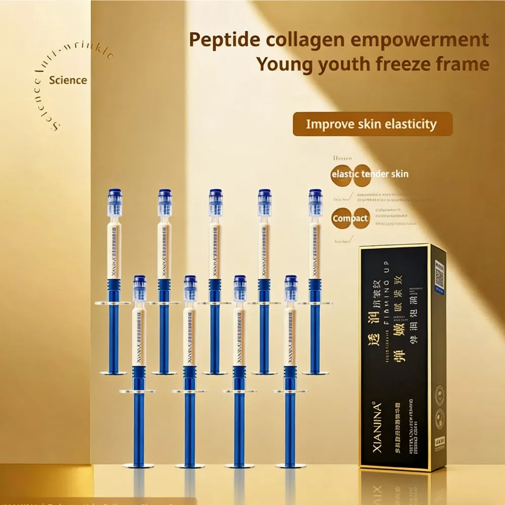 

XIANJINA Полипептидная коллагеновая эссенция-сыворотка для упругости кожи, увлажняющая, улучшающая состояние кожи при морщинах, дряблости и тусклости, 1-10 шт.