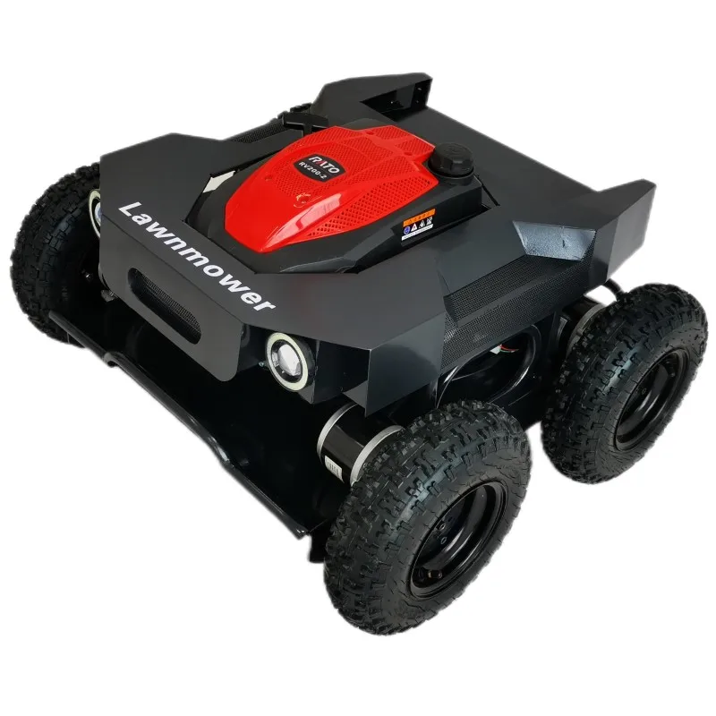 UNMANNED OPERATION HYBRID POWER SUPPLY LAWN MOWER