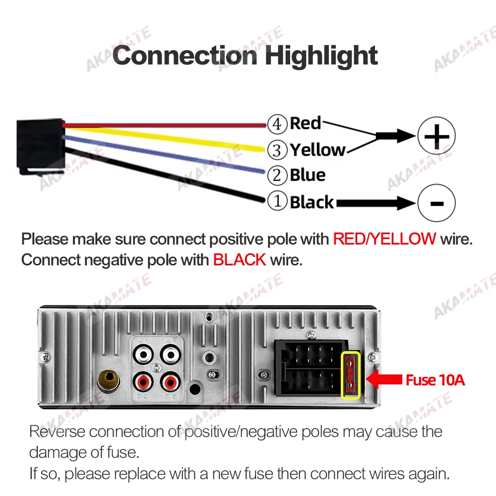 Autoradio für Mercedes Benz 1Din MP3 Multimedia Player Stereo Audio Unterstützung Telefon Aufladen Bluetooth EQ AUX USB FM Radio – Detail 28