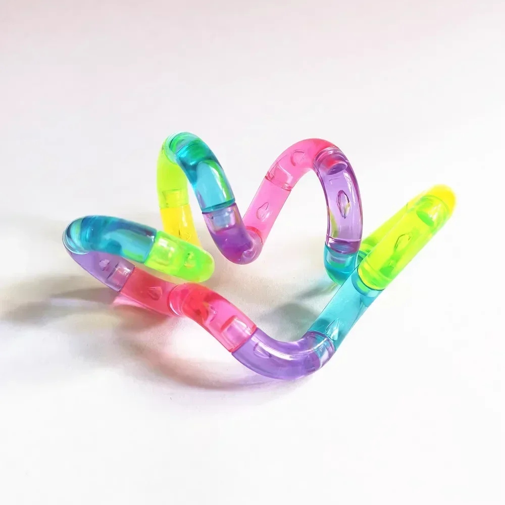 Deformable Rope Fun and Educational Fidget Toy Deformation Rope Knot Stress Relieving Toy Funny Birthday Gift for Kid Antiestrés