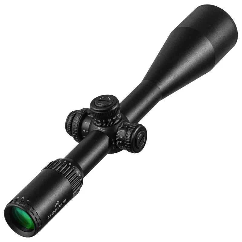 High-quality 5.5-22X56 SFIR FFP close-range focus telescope, red dot illuminated sight, optical telescope view 5