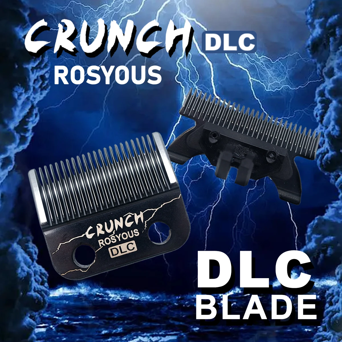 

ROSYOUS Hair Clipper Accessories Replacement CRUNCH DLC Blade for JUCAI Max MiniCandy JC06 8148 V003 R66 M10 Madeshow Wmark VGR