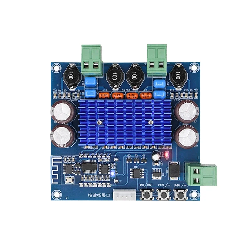 XH-A308 High Power Bluetooth-Compatible Module TPA3116D2 Amplifier Board Dual Channel Full Plug-in Design