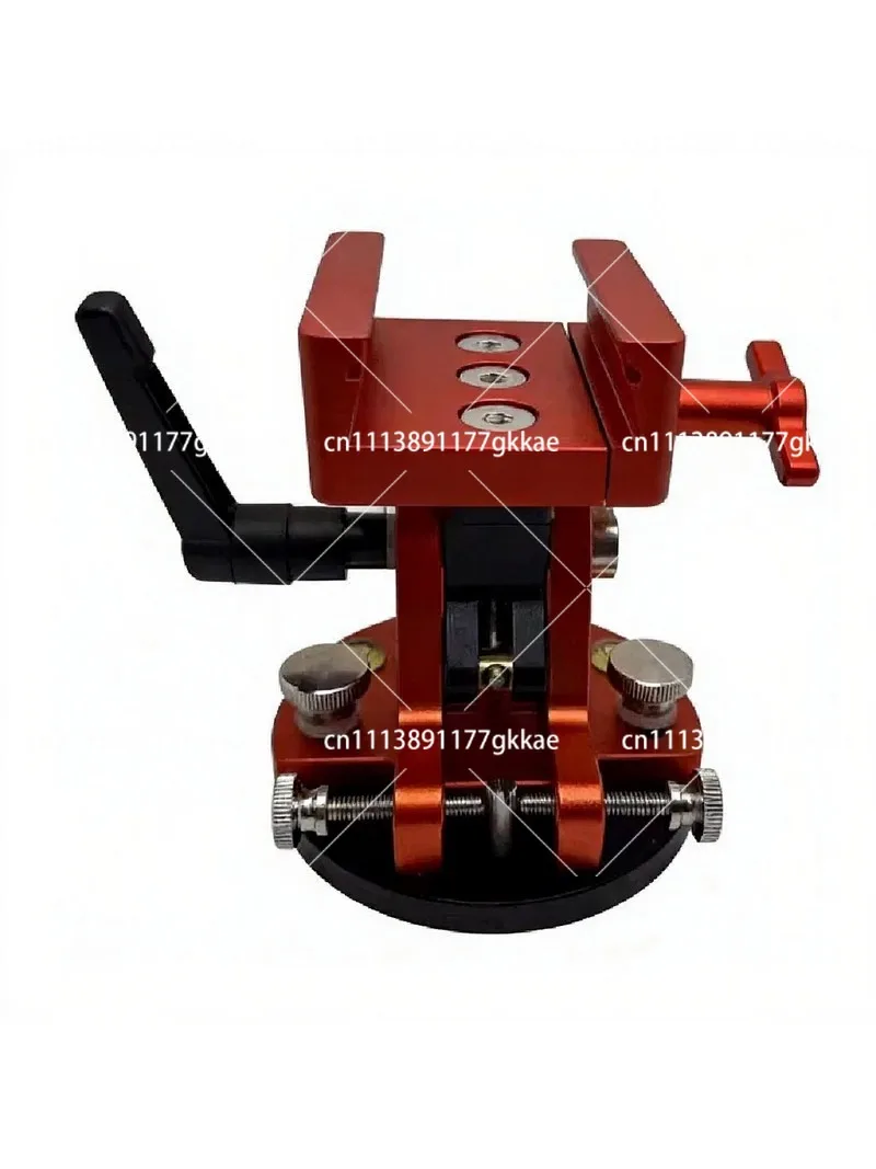 Precision CNC Machined Anodized Aluminum 0-65° Tilt Universal Latitude Adjustment Base with Dovetail Slot