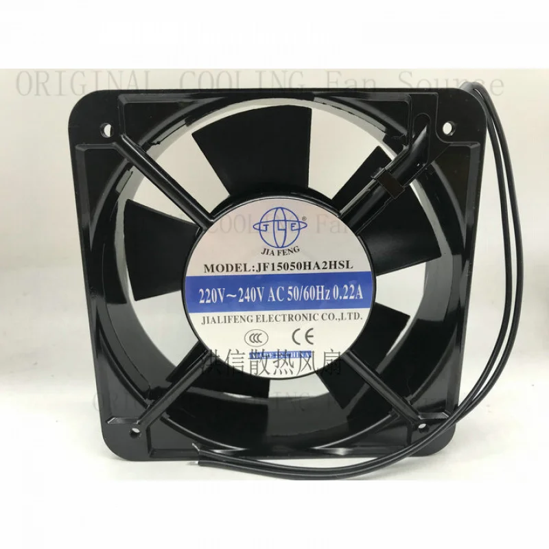 

B FOR JIA FENG JF15050HA2HSL 220V 0.22A 15050 150mm electric box cooling fan
