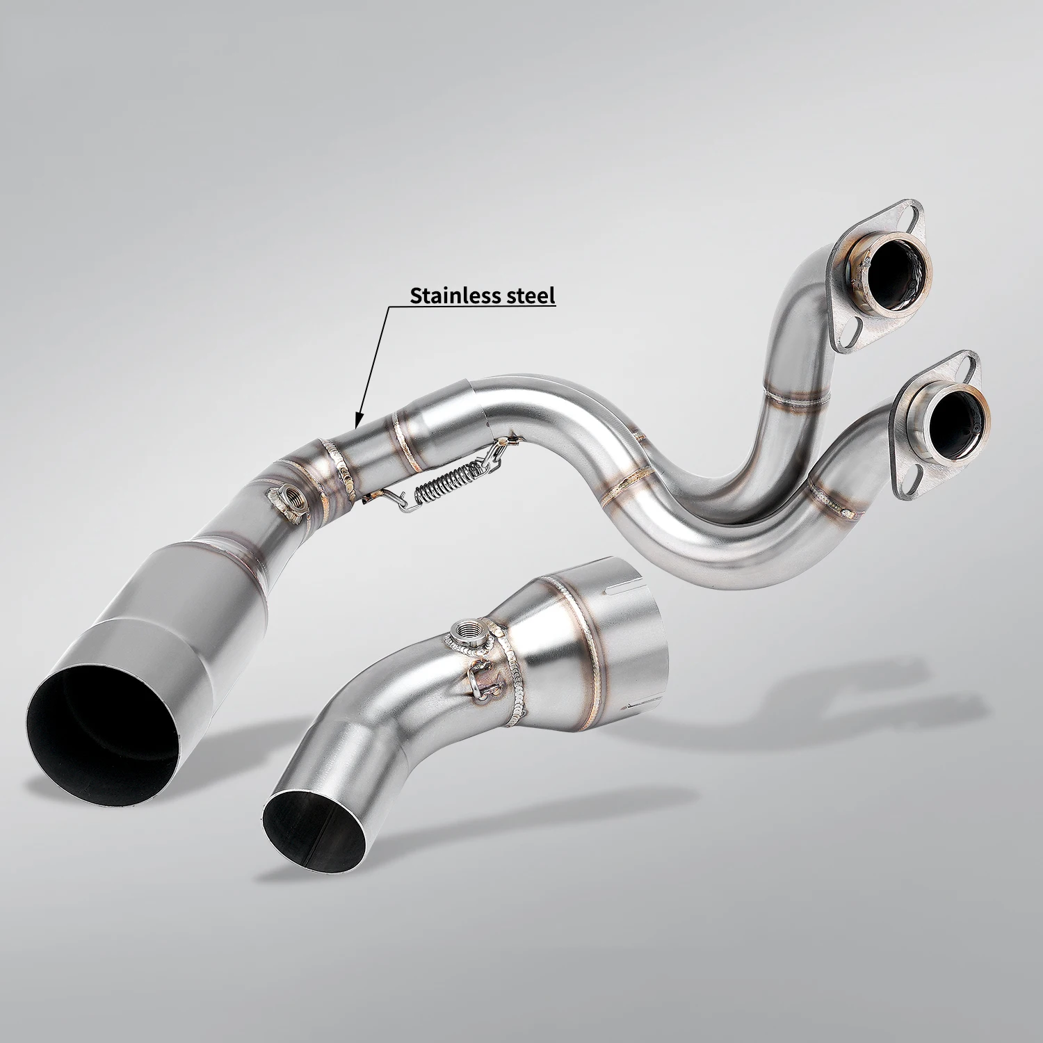 أنبوب توصيل أمامي لمستشعر كاتم صوت العادم سهل الارتداء لـ ER6N Versys 650 Z650 Ninja 650 2023 إلى 2025 سنة #2