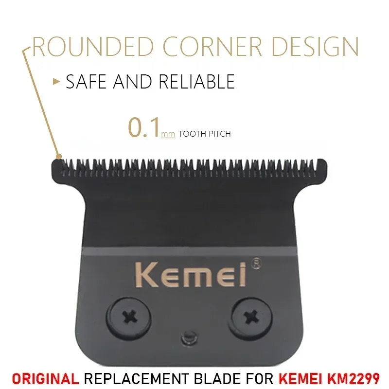 Origineel vervangend mes voor Kemei KM-2299 Clipper Professionele tondeuse Snijmes Hoofdonderdelen Accessoires