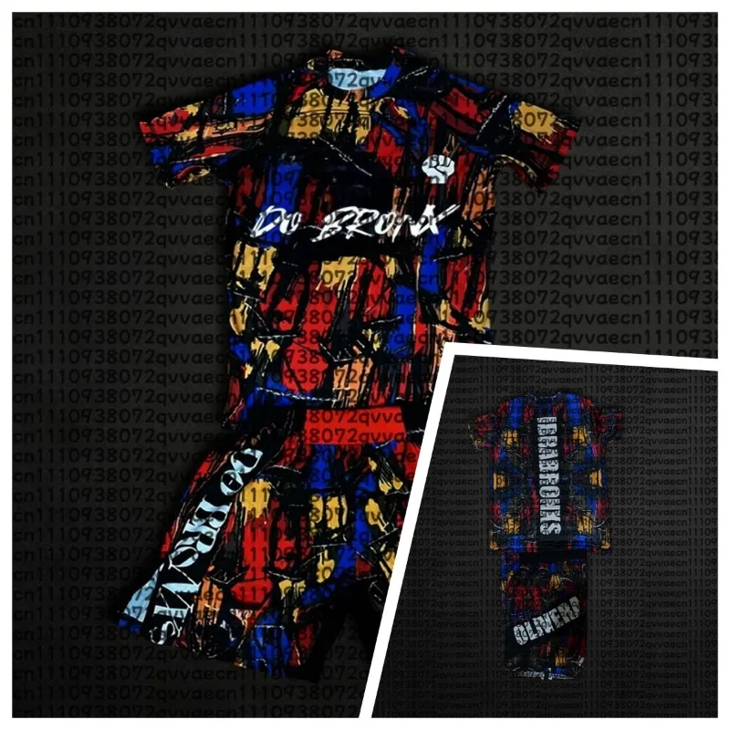 Conjunto Deportivo de Verano para Niños, Camiseta y Pantalones Cortos de MMA, Estilo Charles Oliveira, para Combate y Lucha, Transpirable y de Secado Rápido