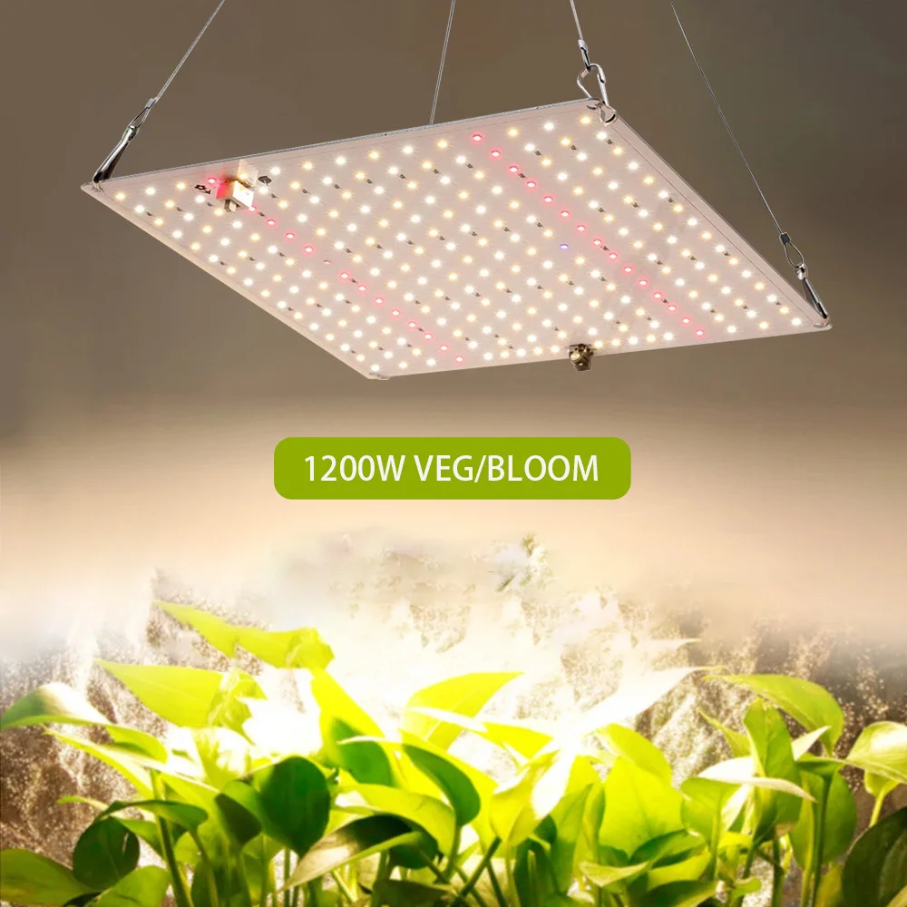 LED Grow Light Suit 120x120x190cm Grow Tent 4 Inch Mute Fan Carbon Filter 200-1500W  LED Quantum Grow set For Indoor Veg Bloom