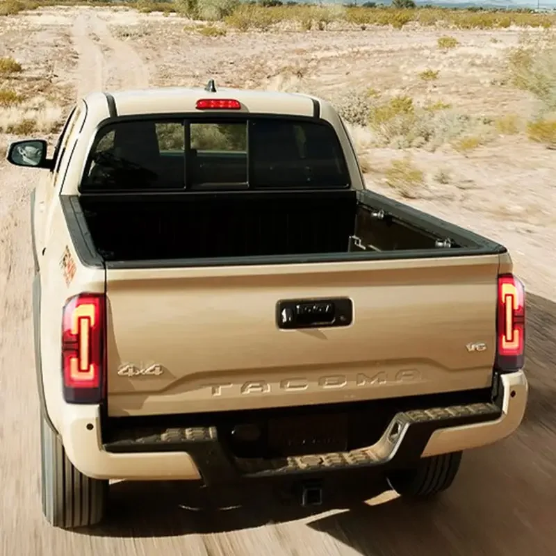 LED أضواء خلفية السيارة لتاكوما 2016-2023 لتويوتا مصابيح خلفية ليد LED إشارة DRL الفرامل عكس الجمعية