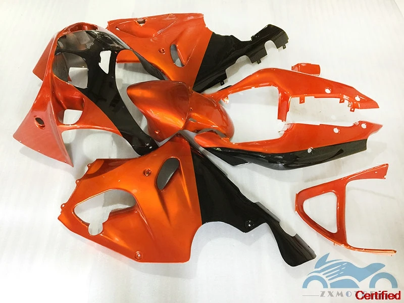 High grade fairing kits for Kawasaki Ninja ZX7R 1996 1999 2001 2003 motorcycle ABS plastic fairings kit ZX 7R 96-03 orange parts