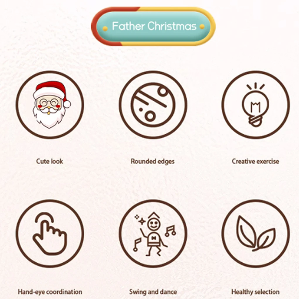 ABS المشي الرقص سانتا لطيف دمية سطح المكتب الكهربائية ل احتفالي عيد الميلاد ديكور بطارية تعمل