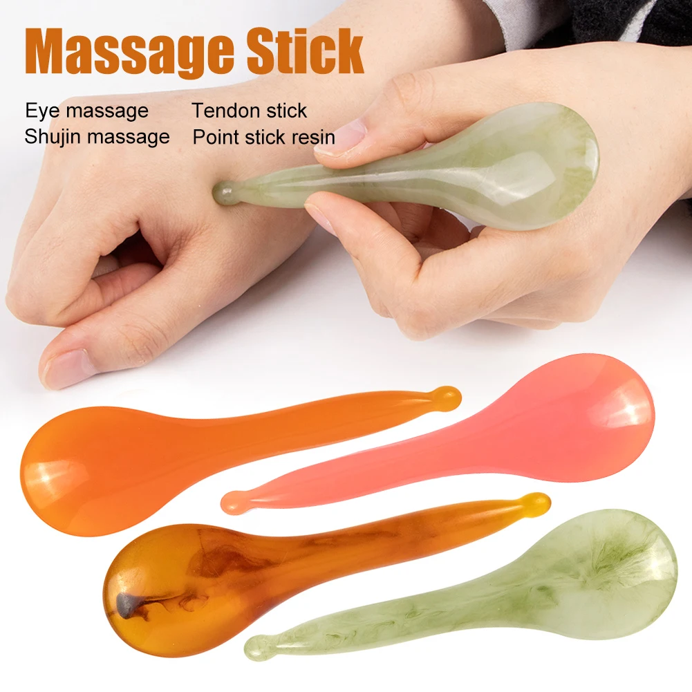 1pcs Natural Jade Stick Stone Gua Sha Facial Massage Acupunctur Point Pen Chinese Medicine Guasha Beauty Messager Tool