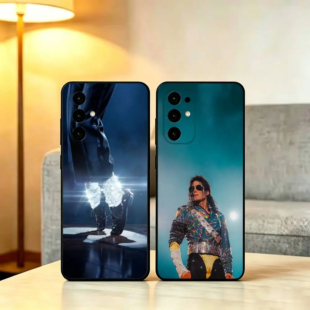 Singer Michael Jackson Phone Case For Samsung S25,S24,S21,S22,S23,S30,Ultra,S20,Plus,Fe,Soft Black Cover