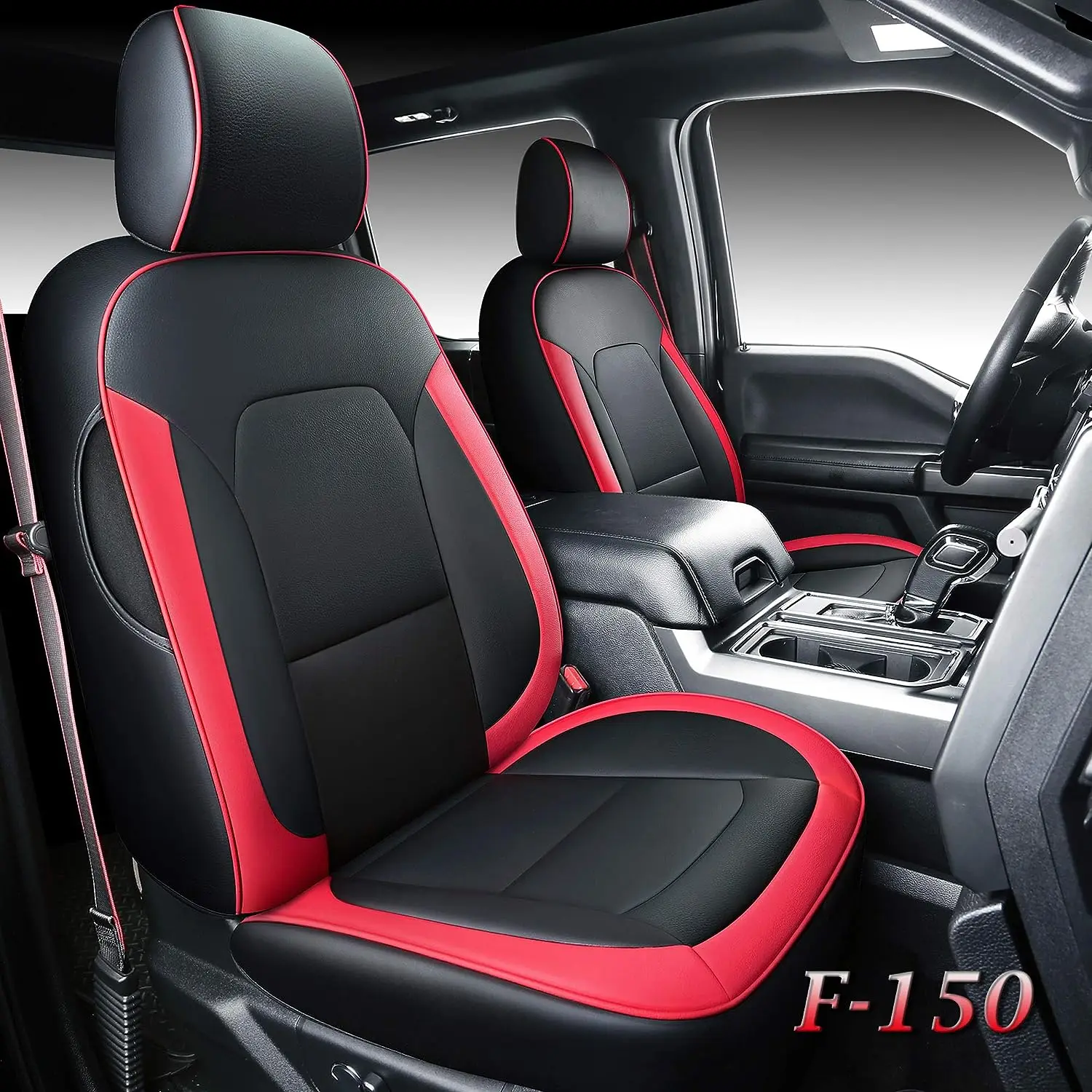 Custom Car Seat Covers Full Set For Ford F150 2015-2023 Fully Enclosed Car Seat Protective Cover Lnterior Accessories