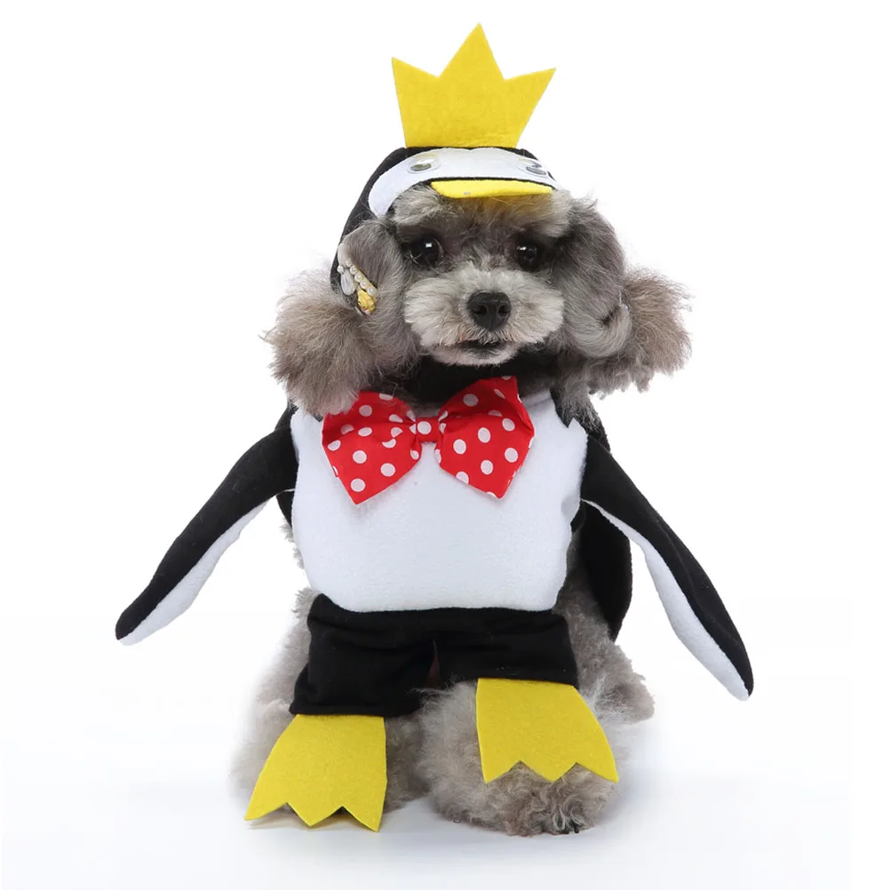 

1Set Penguin Dog Cloak Puppy Cape Lightweight Durable Dog Halloween Cape Party Costume Pet Apparel Cat Costume