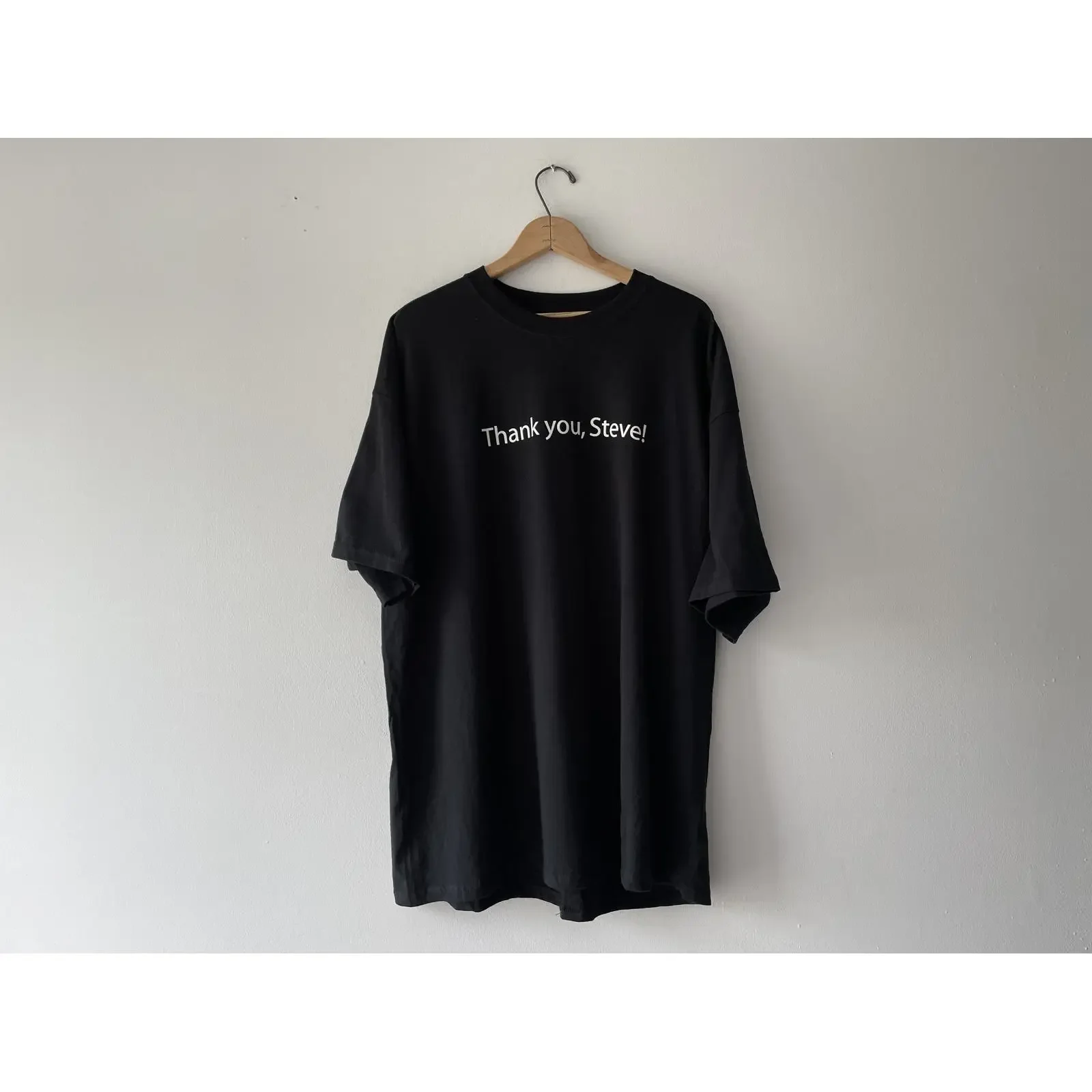 thank you steve jobs official promotional T Shirt vintage Washed Comfortable Top For Everyday Wear fashion Stylish Stretched