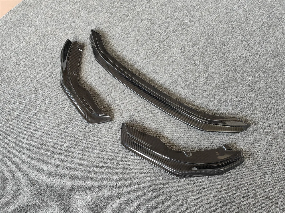 

Air transportation, suitable for Porsche Boxster Cayman 718 modified car accessories, A-style carbon fiber front bumper lip