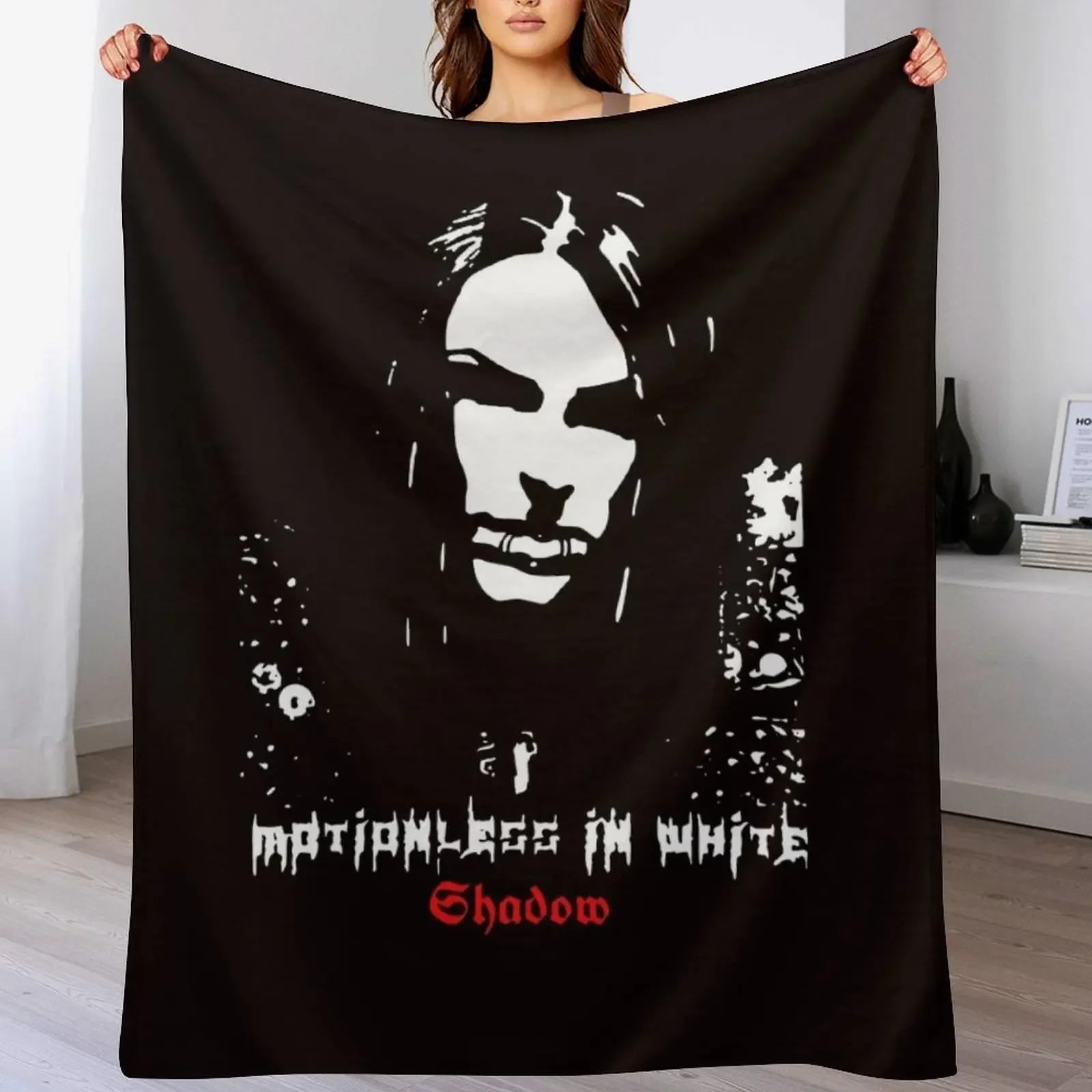 

Chris Motionless Cerulli Throw Blanket wednesday Decorative Sofa Winter beds Bed Fashionable Blankets