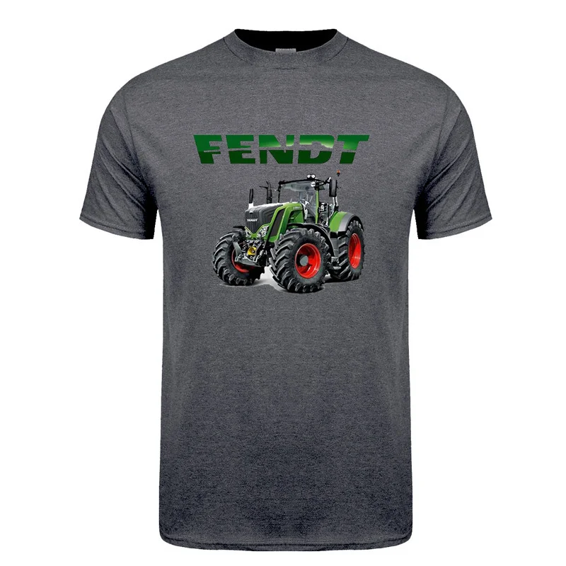 Fendt T Shirt Summer Men Cool Cotton Short Sleeve Fendt Agricultural Farming Tractors T-shirts Unisex Gift Tops Tee DZ-001