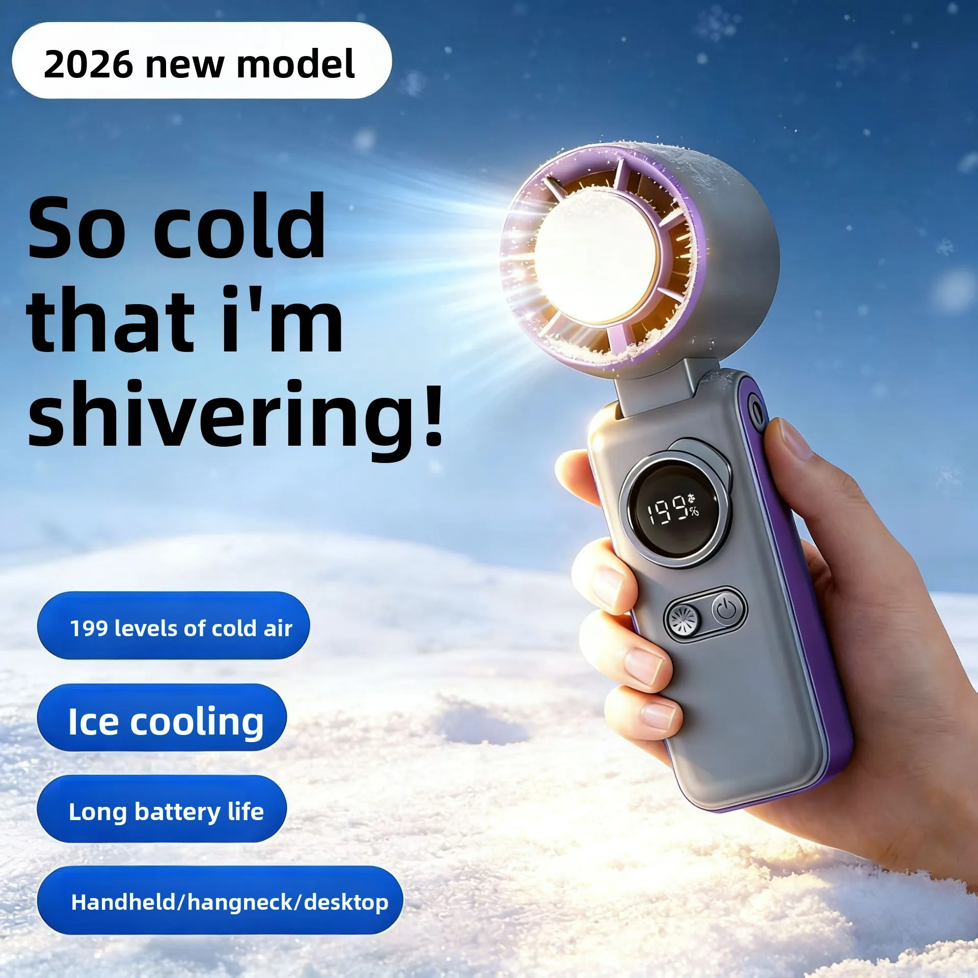 2026-new-ice-handheld-small-fan-cooling-digital-display-turbo-high-speed-​​fan-usb-portable-fan