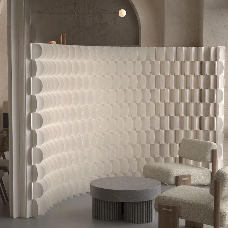Screen partition Office partition, living room porch partition Baffle paper screen