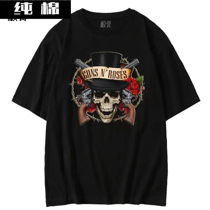 

Женская футболка с коротким рукавом и графическим принтом Guns N Roses