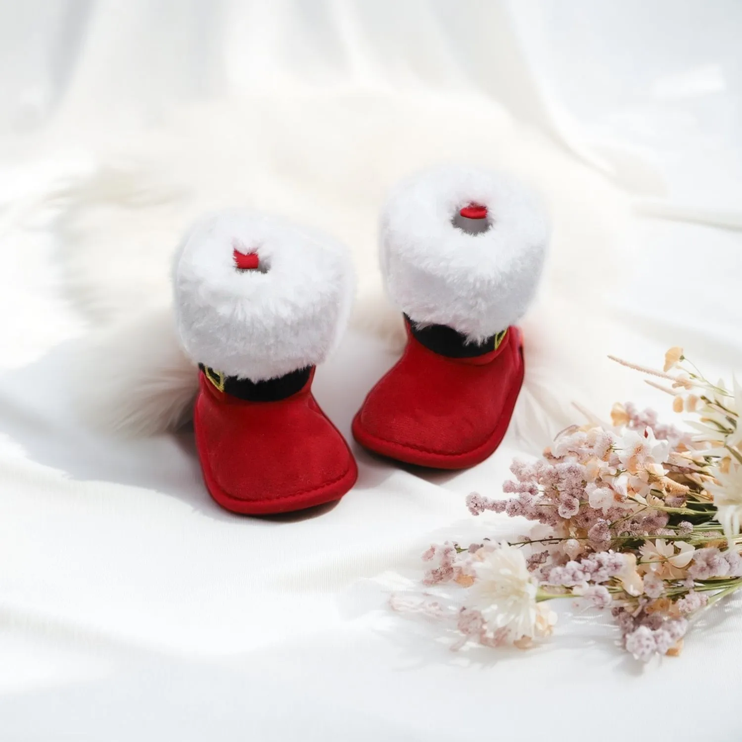 

Сапоги для маленьких девочек, рождественские сапоги, обувь для малышей 0-1 года, красные сапоги для новорожденных