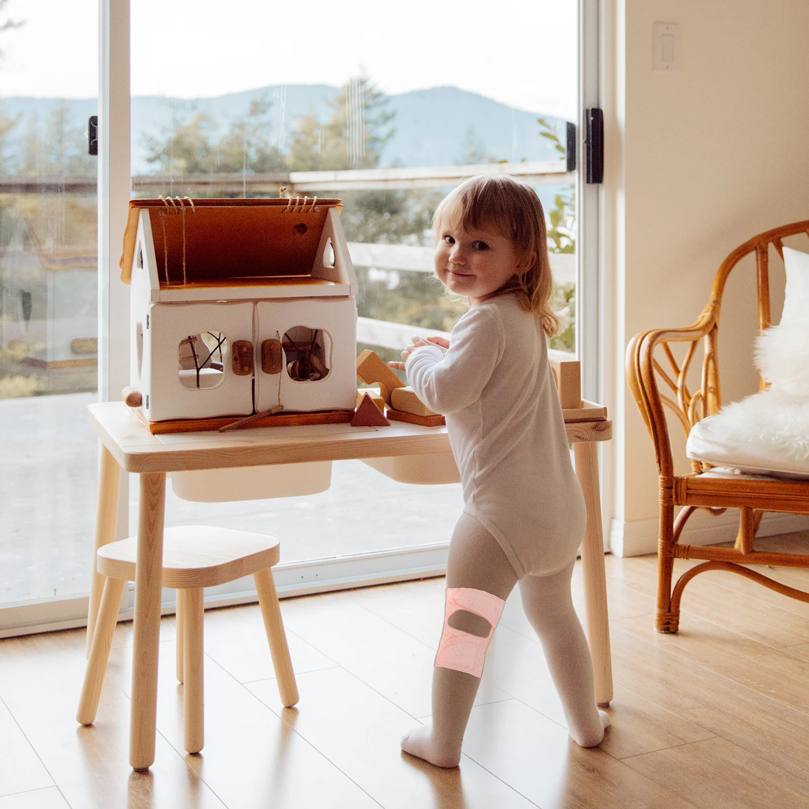 1 paio di cerotti per ginocchia striscianti per bambini struttura semplice facile da usare proteggere le ginocchia contusioni graffi neonati cuscinetti per neonati cuscinetti per neonati
