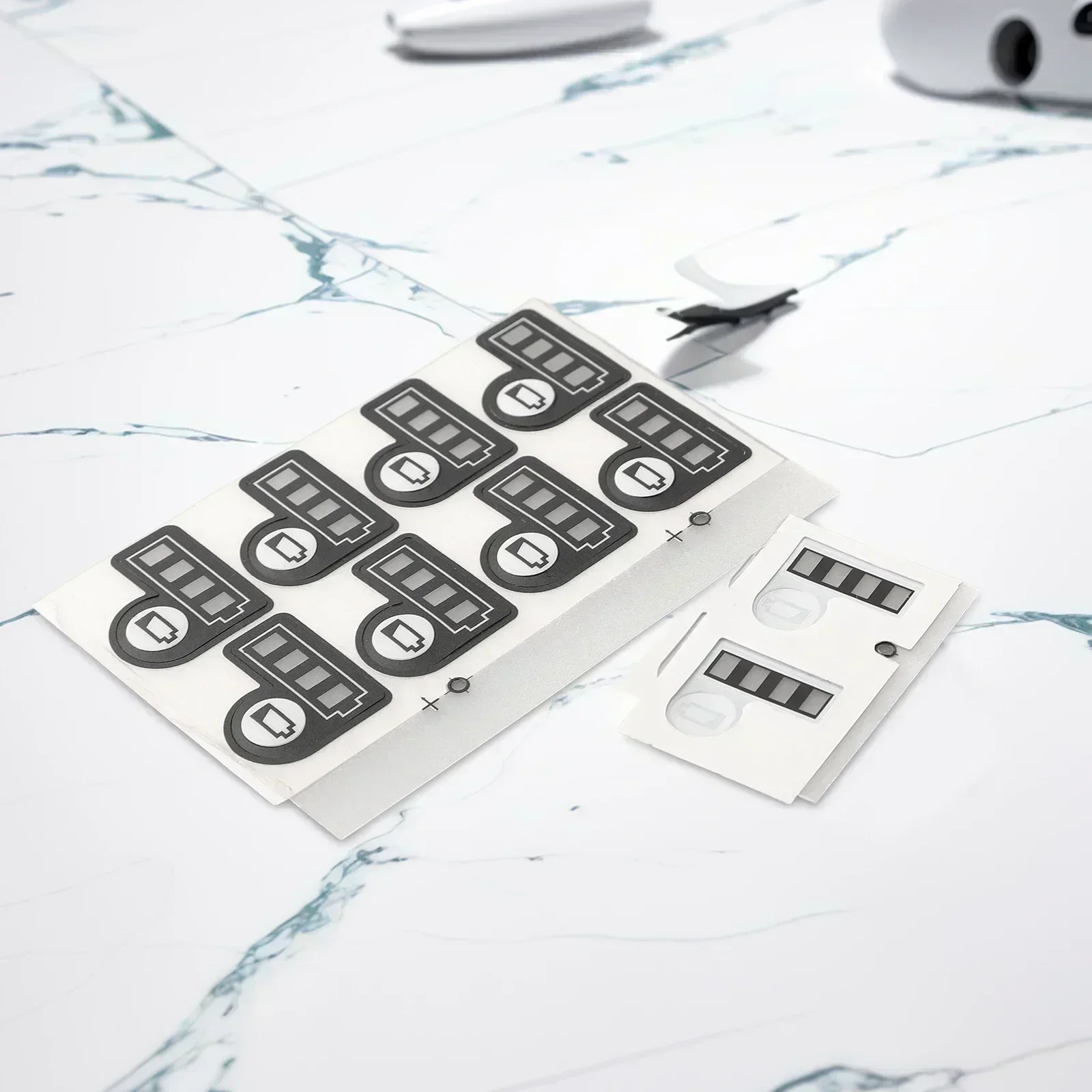 10pcs For Makitas BL1830 Li-ion Battery LED Key Sticker Label Tool Accessories Li-ion Battery LED Key Sticker Label Tools