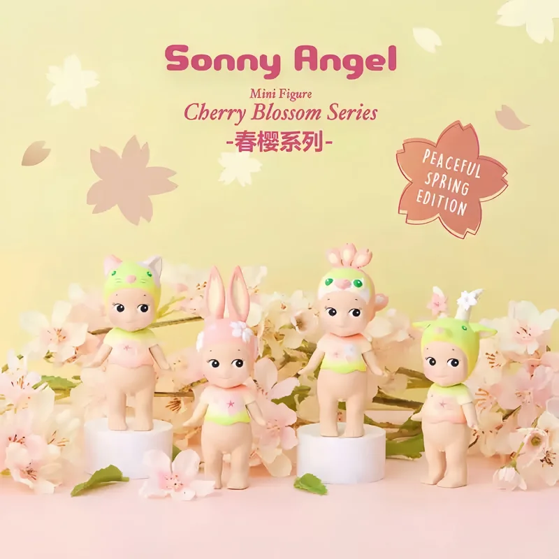 

Limited Sonny Angel Cherry Blossom Spring Series Cherry Blossom Limited Editions Blind Box Ornaments Cute Mysteries Surprise Toy