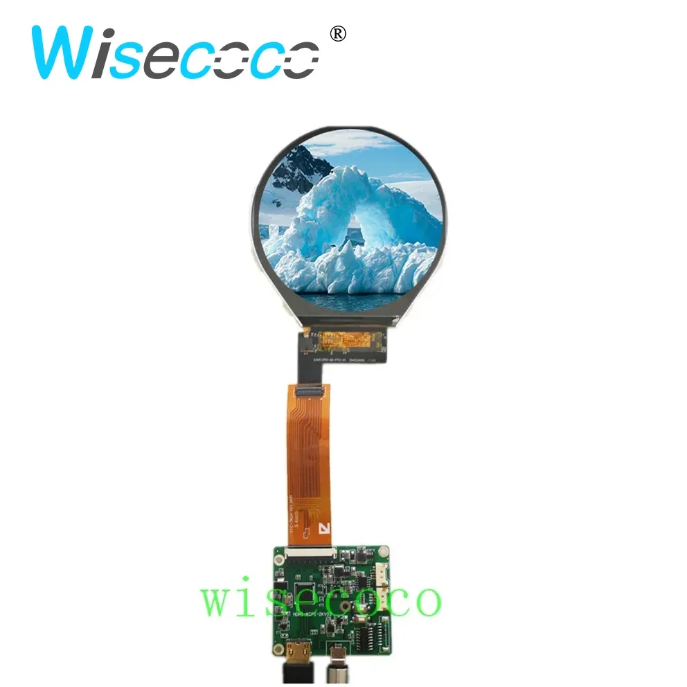 

3.4 Inch IPS Round Display 800*800 Circular TM034XVZP01 MIPI Controller Board For Raspberry Pi Meters Instruments Screen