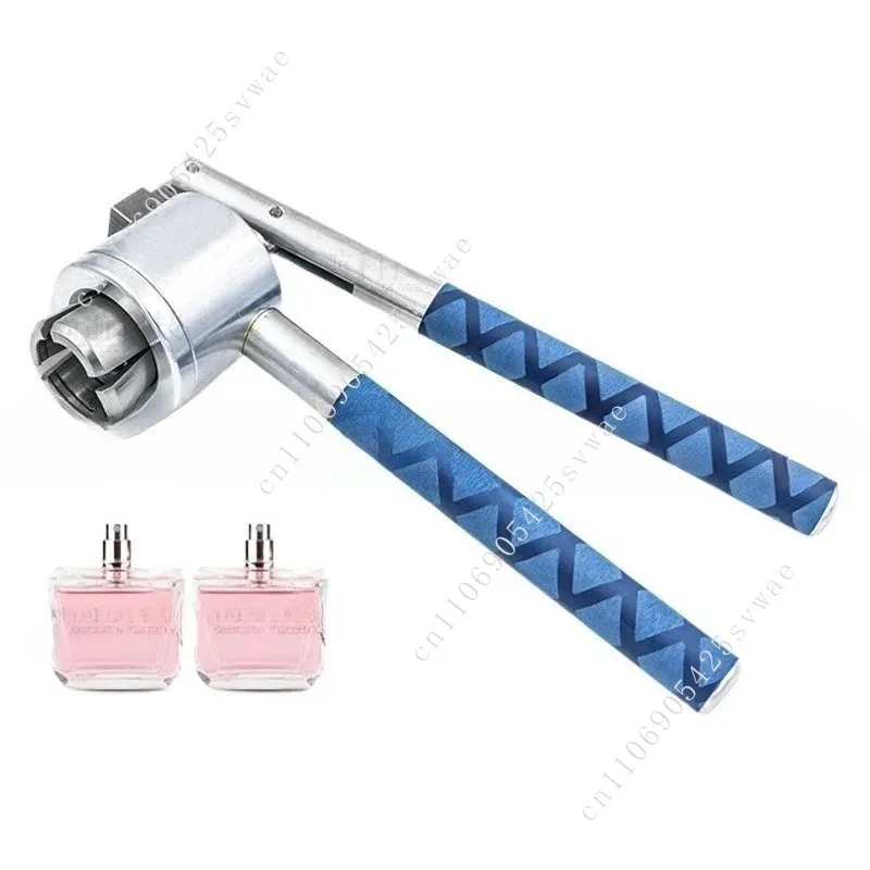 

Shanghang handheld perfume bottle capping pliers manual piercing machine bottle aluminum cap spray bottle capping nozzle