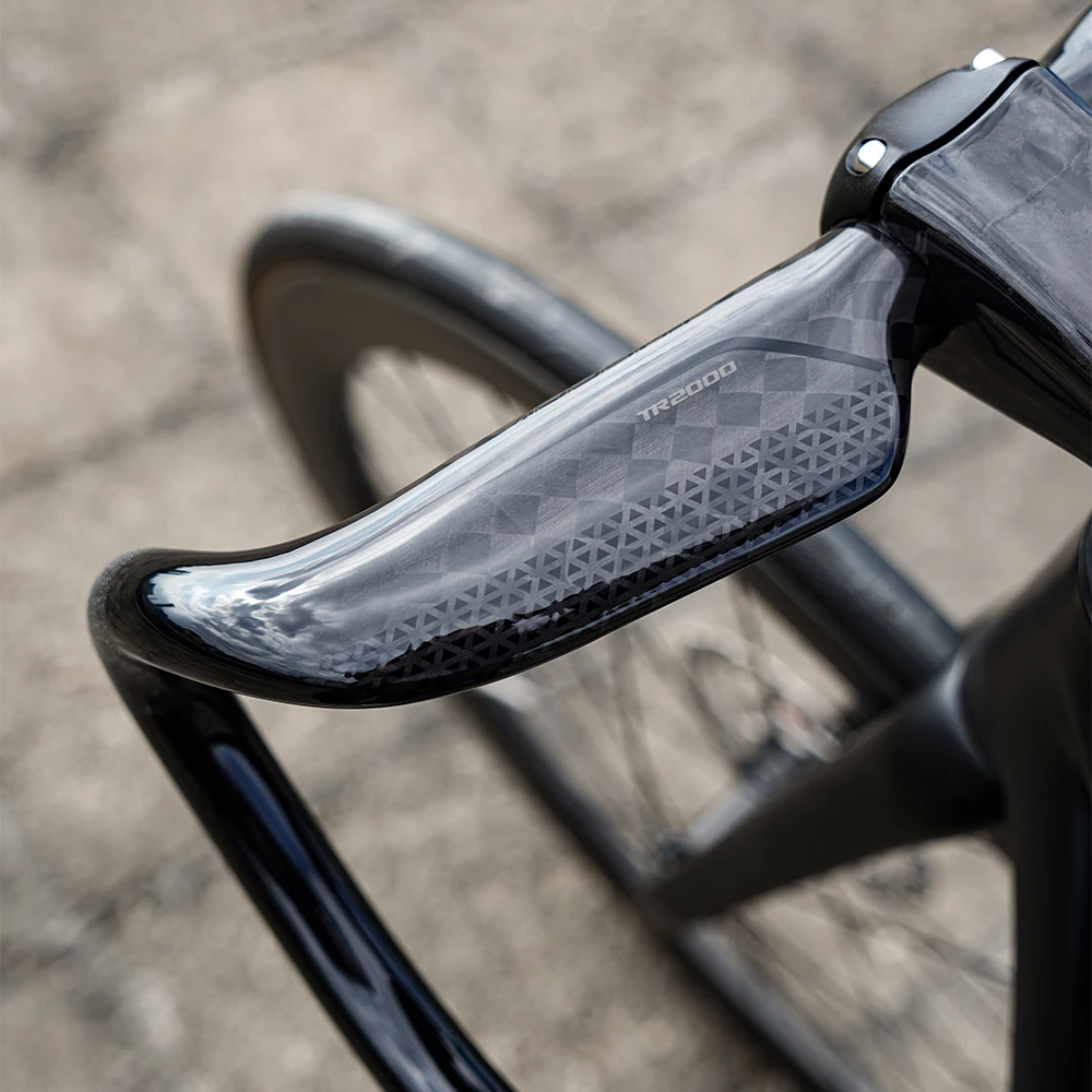 TOSEEK Carbon-Rennlenker, Fahrradlenker aus Kohlefaser, reduziert den Widerstand, gebogener Lenker, interne Verkabelung, Fahrradteile, 380/400/420/440 mm – Detail 19
