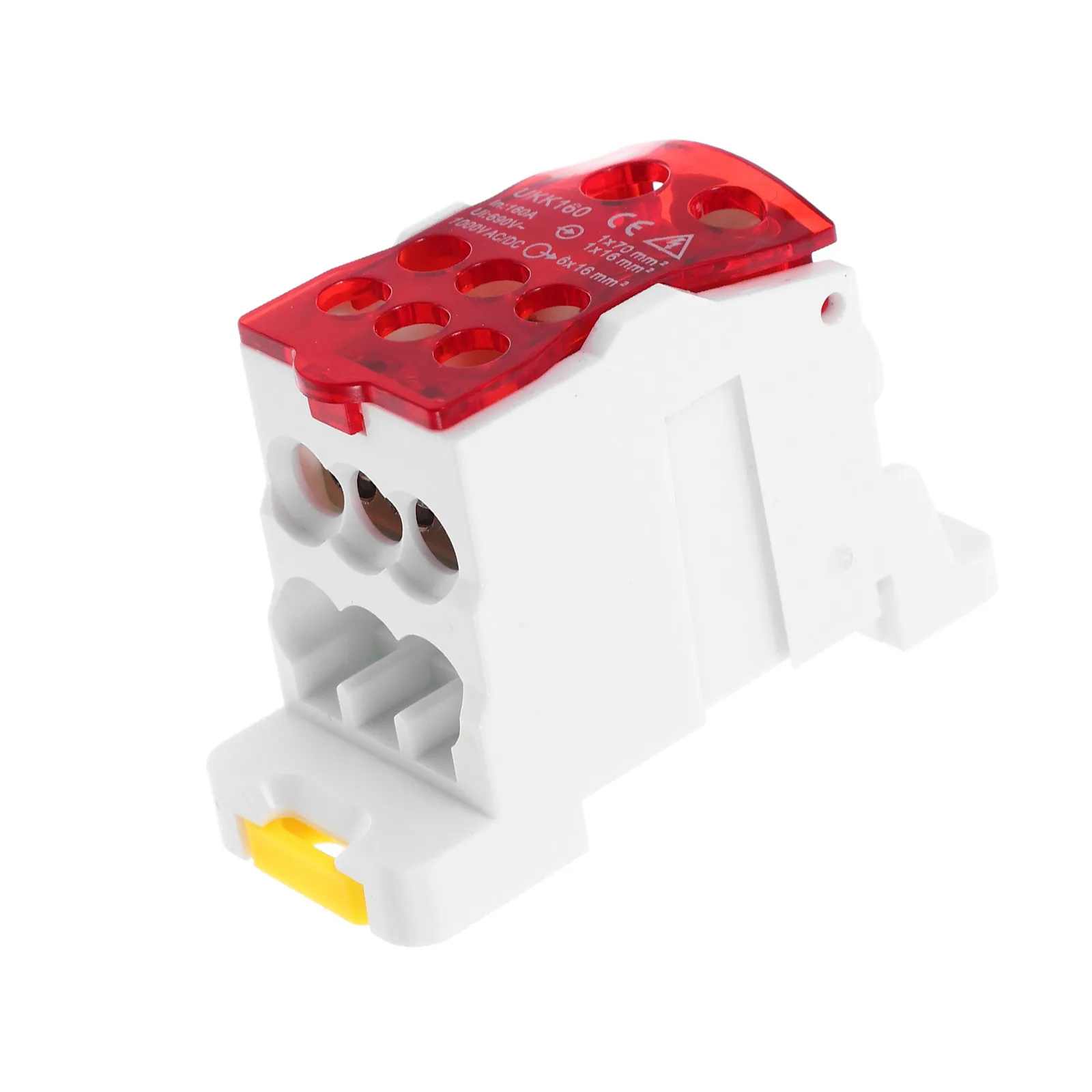 Din Wire Splitter Junction Box Single Input Multiple Output Weatherproof Terminal Block for Rv Camper Trailer