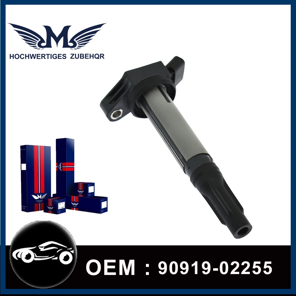 M Brand Ignition Coil 90919-02255 for Lexus ES350 lS350 RX350 RX450H Toyota Avalon Camry Highlander Rav4 Sienna Venza